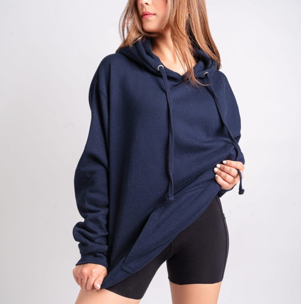 Navy blank hoodie